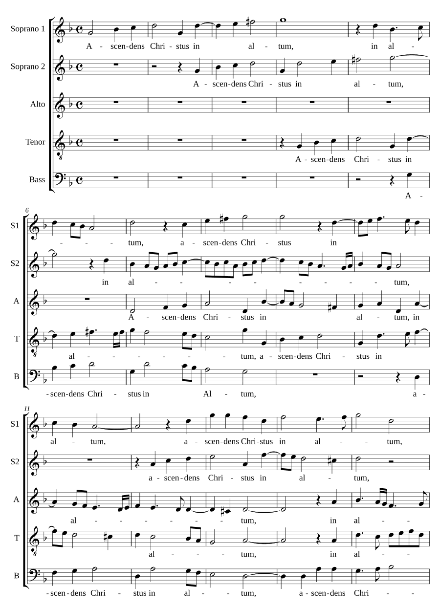 Восходящий Христос на высоту (Ascendens Christus in altum)