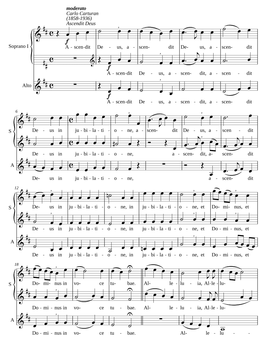Восходит Бог (Ascendit Deus)