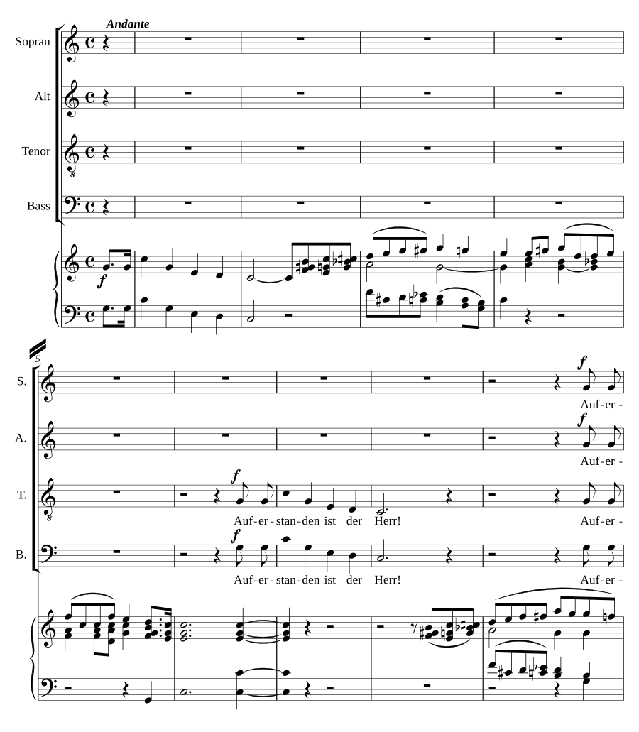 Воскрес Господь (Auferstanden ist der Herr)