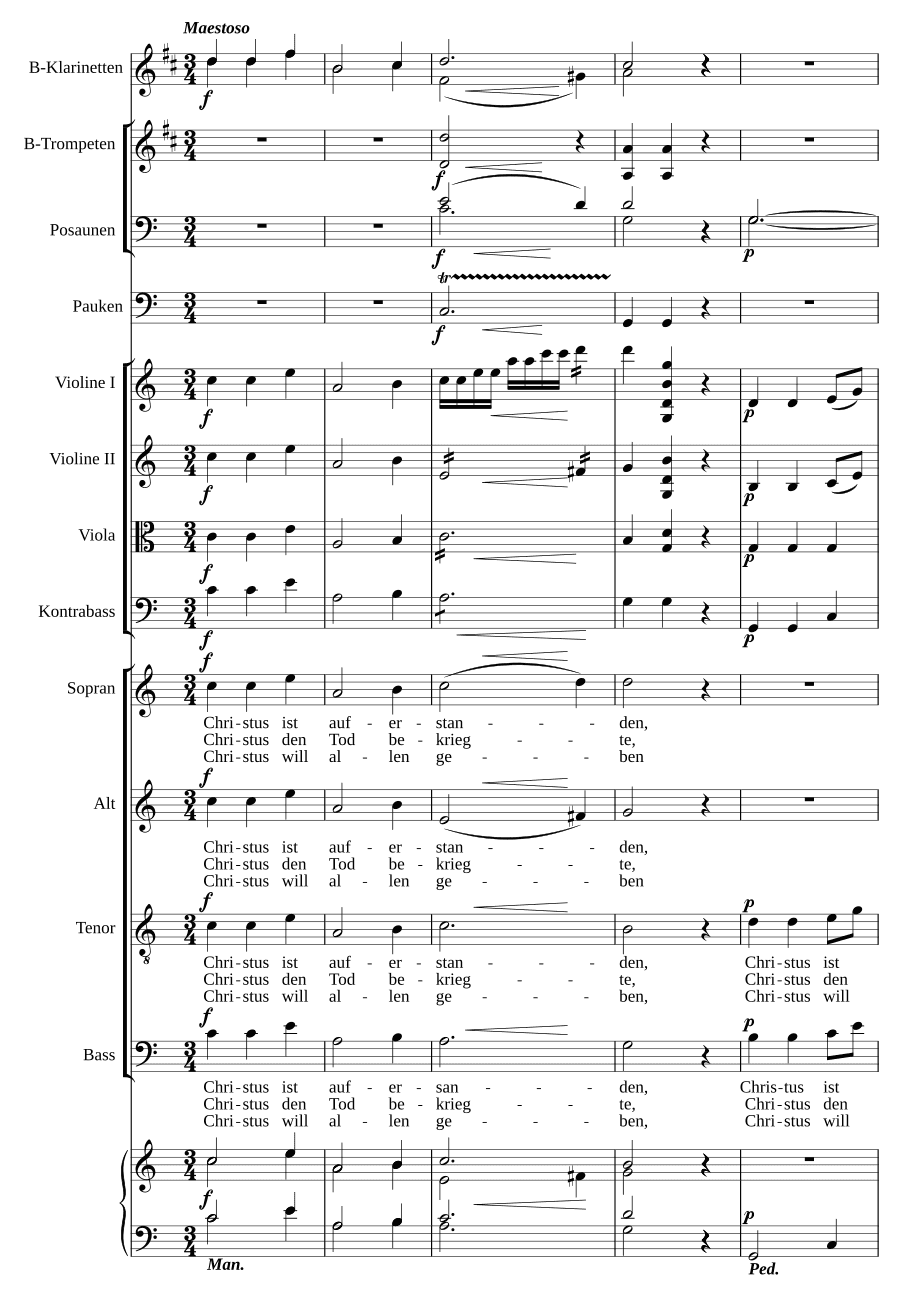 Песня о воскресении (Auferstehungslied)