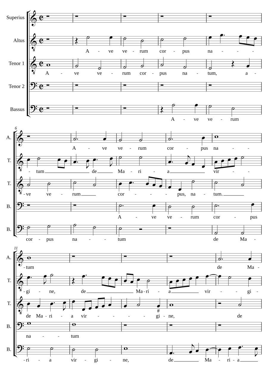 Ave verum corpus
