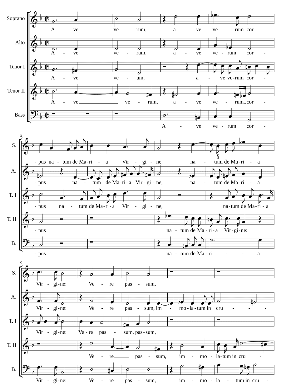Ave verum corpus