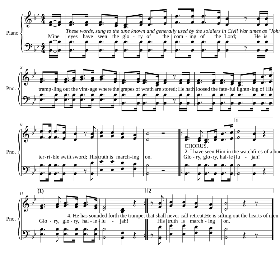 Боевой гимн Республики (Battle Hymn of the Republic)