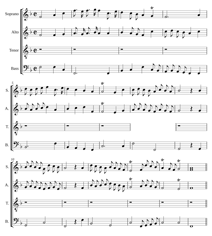 Будь легок и весел, в Боге радуйся (Be light and glad, in God rejoice)