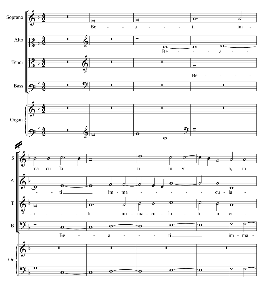Блаженны непорочные на пути (Beati immaculati in via)
