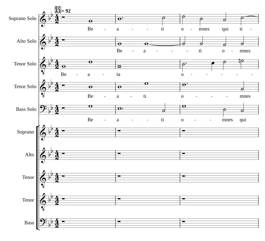 Блаженны все, кто боится (Beati omnes qui timent)