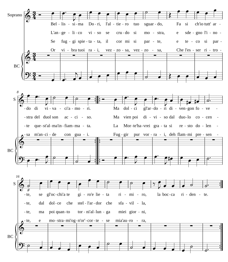 Прекрасная Дори (Bellissima Dori)