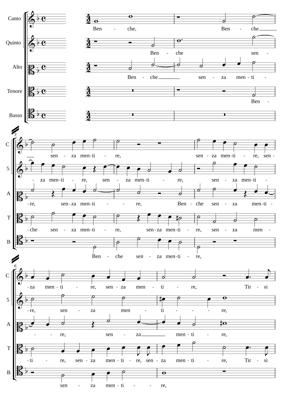 Хотя без лжи (Benche senza mentire)