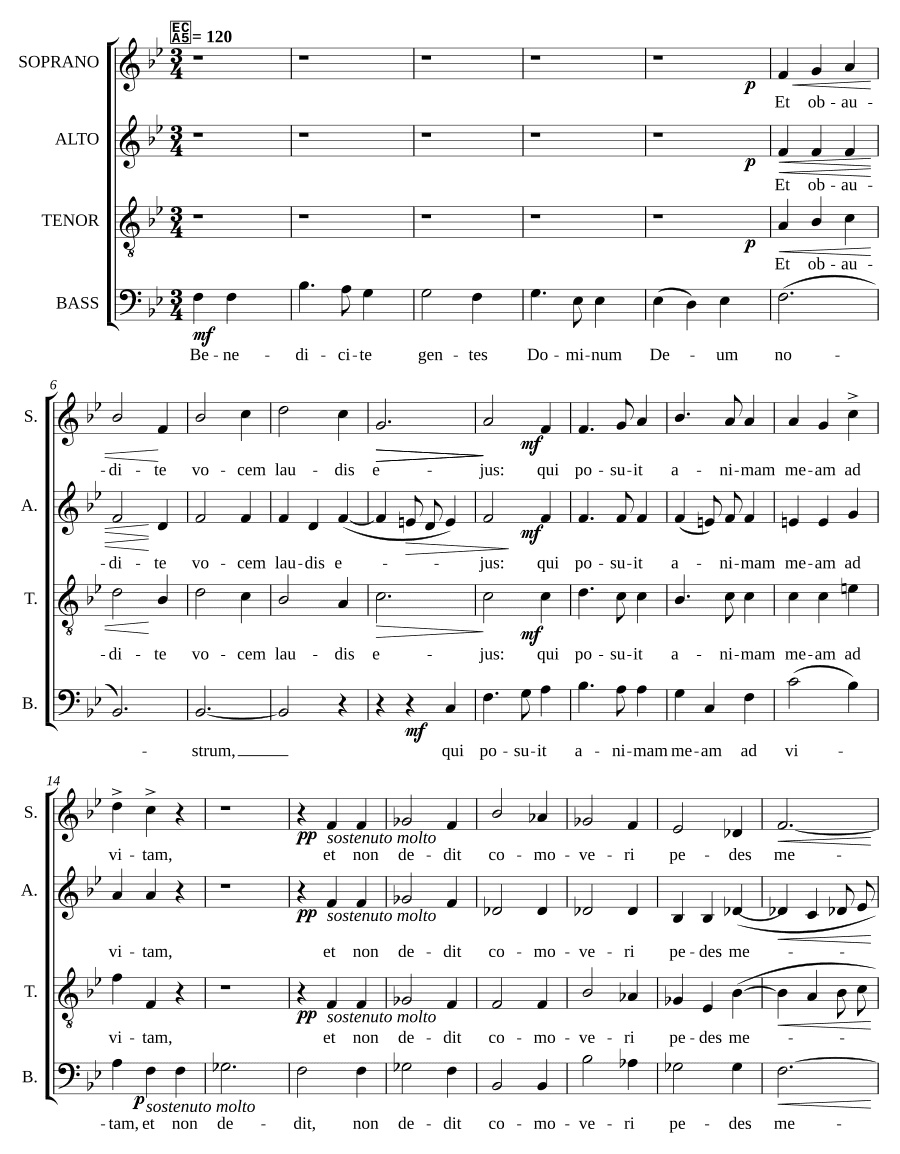 Благословите, народы (Benedicite gentes)