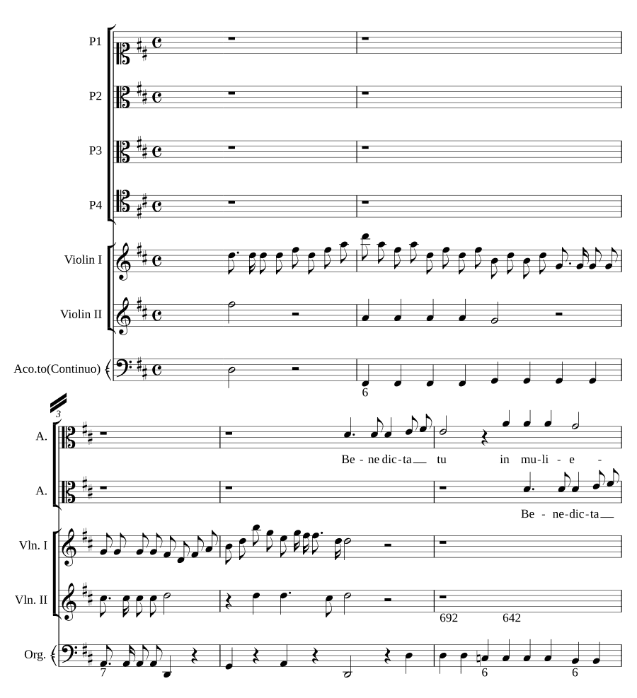 Благословенна ты между женами II (Benedicta tu in mulieribus II)