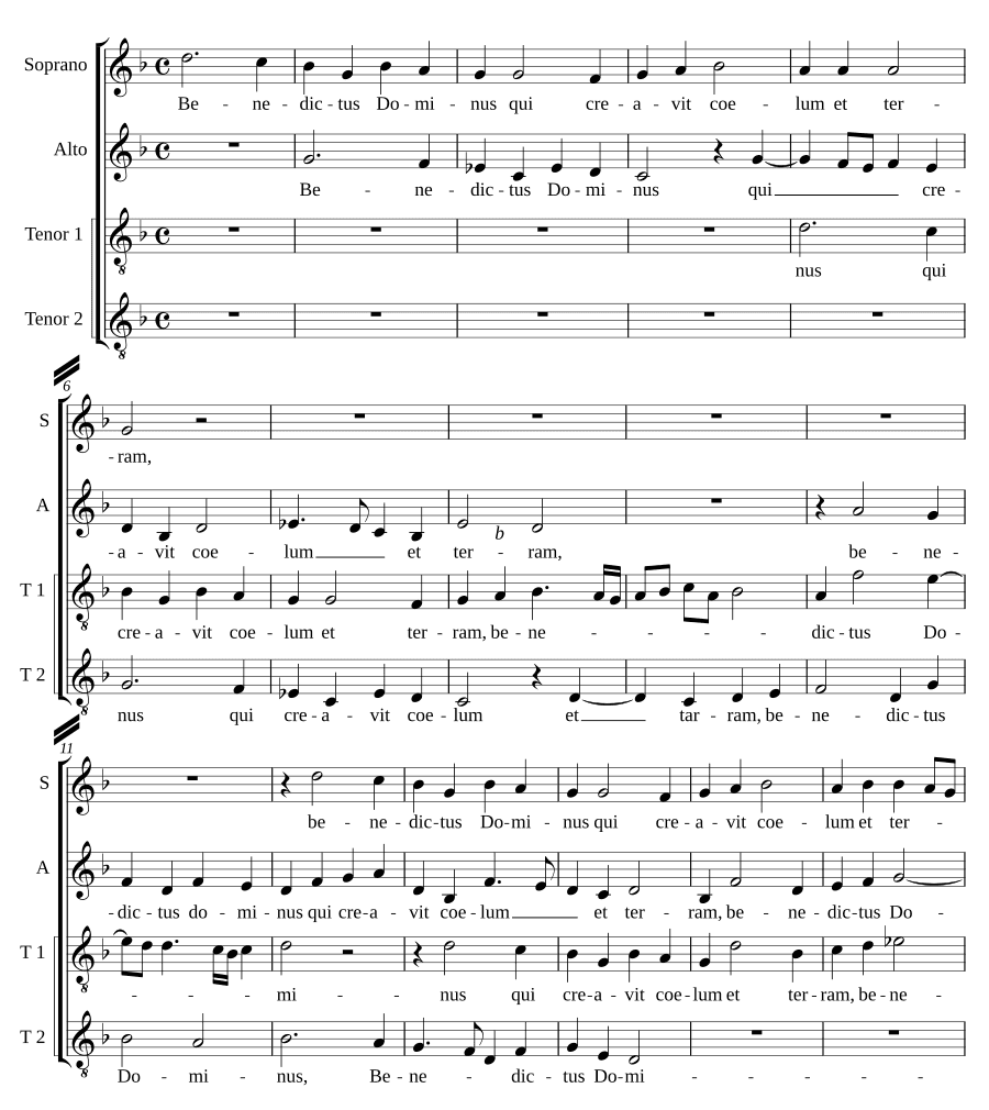 Бенедиктус Господь (Benedictus Dominus)