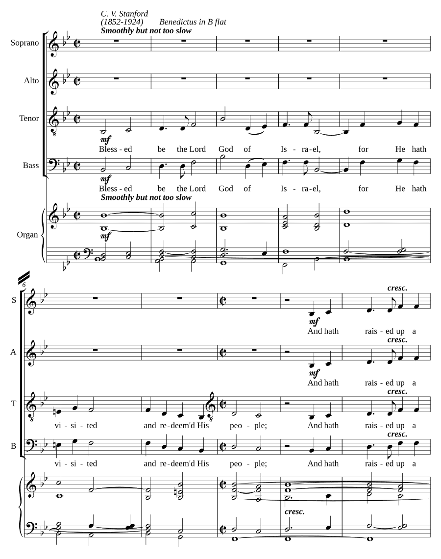 Бенедиктус си-бемоль мажор, соч. 10, № 3 (Benedictus in B flat, Op. 10, No. 3)