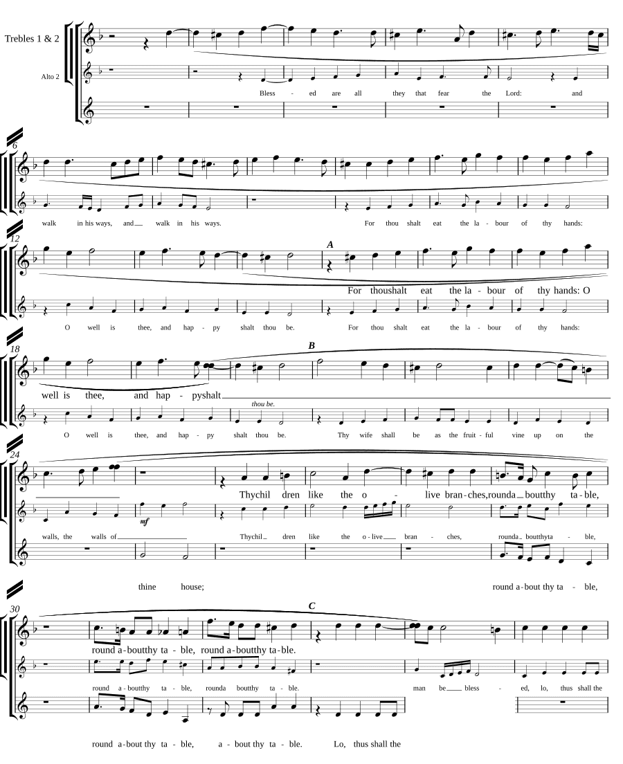 Блаженны все, кто (Blessed are all they)