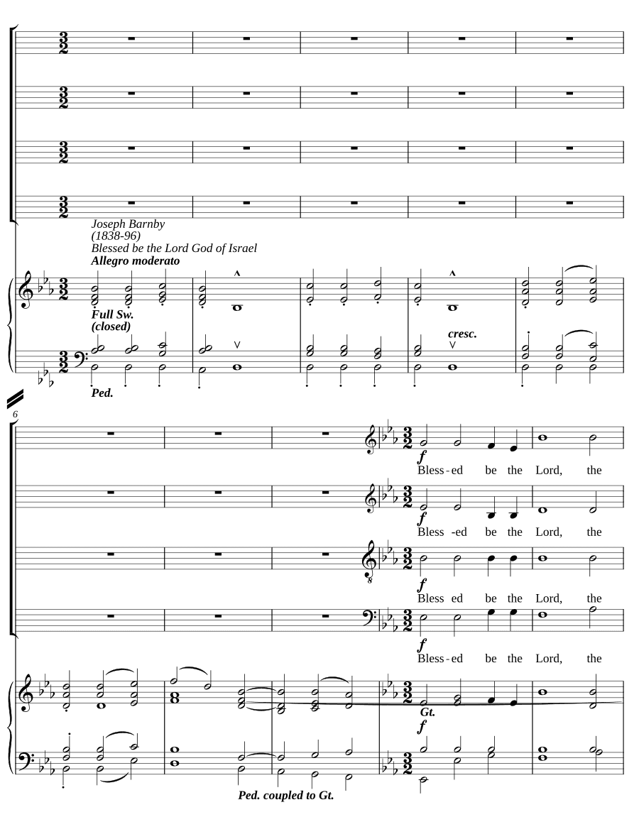 Благословен Господь Бог (Blessed be the Lord God)