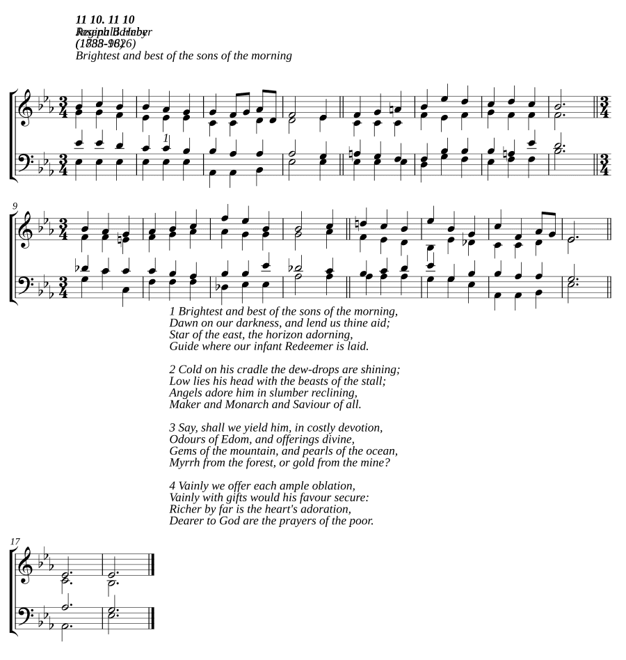 Самый яркий и лучший из сынов утренних (Brightest and best of the sons of the morning)
