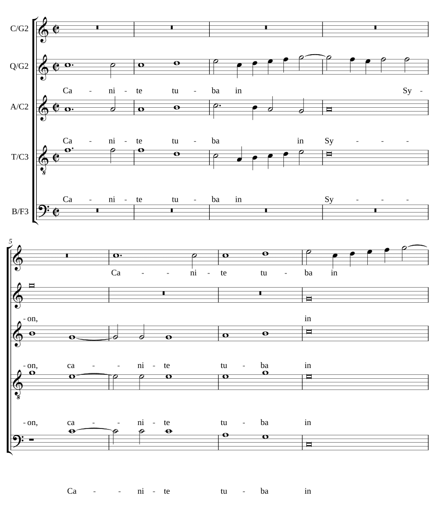 Пойте трубам (Canite tuba)