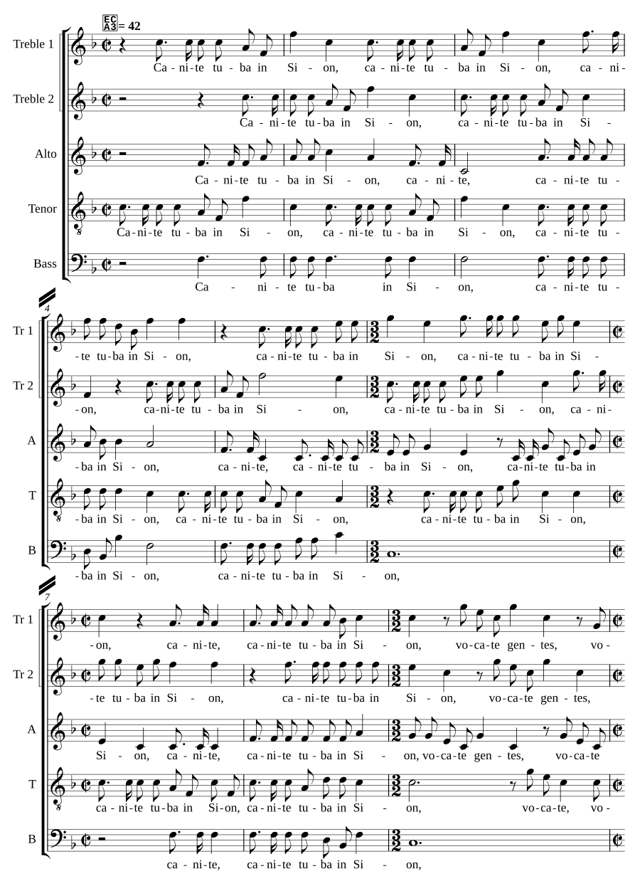 Звучите трубой (Canite tuba)