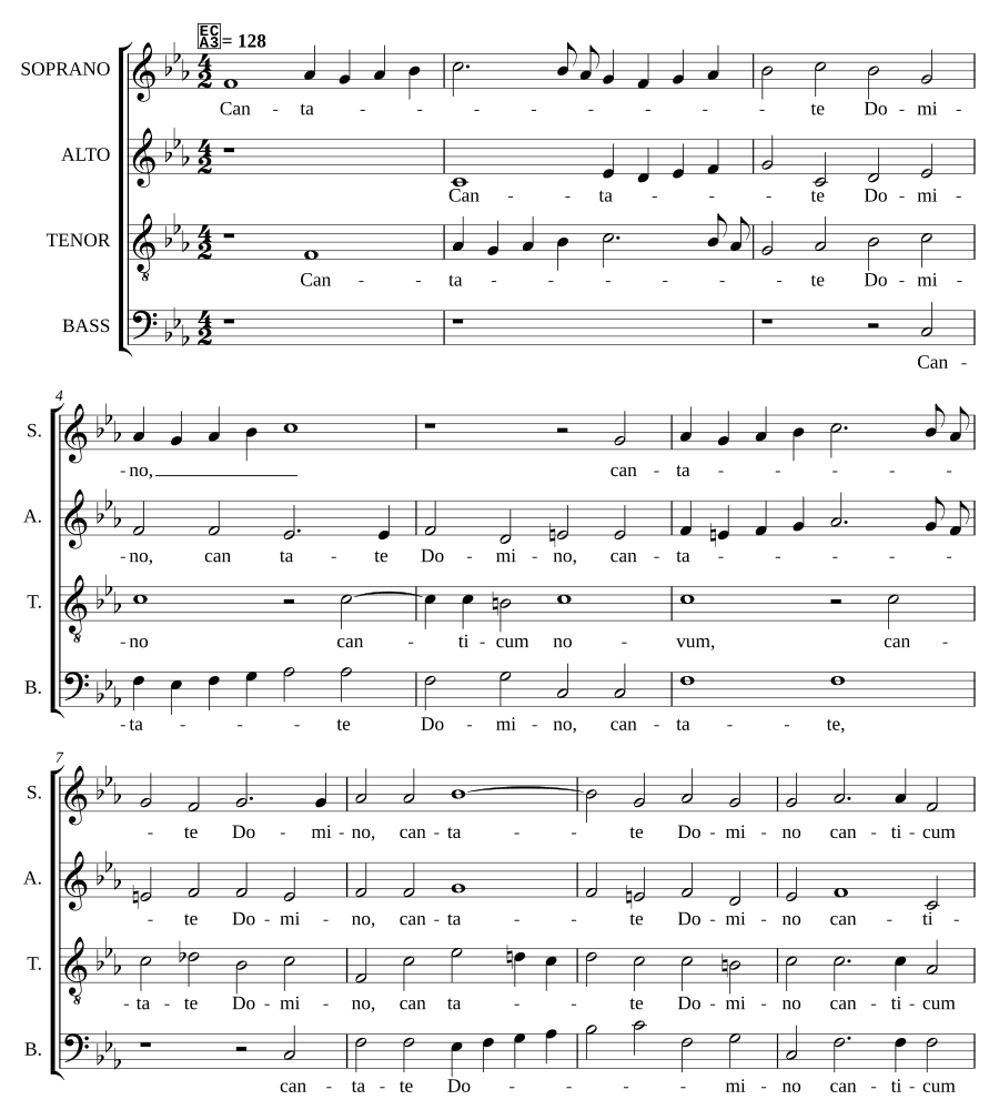 Пойте Господу (Cantate Domino)