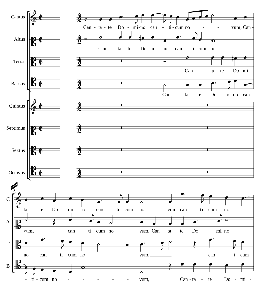 Пойте Господу новую песнь (Cantate Domino canticum novum)