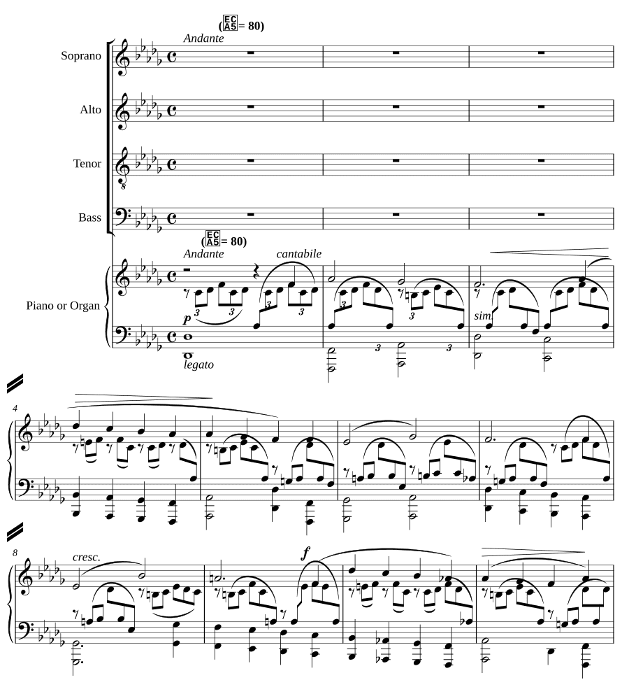 Песнь Жана Расина, соч. 11 (Cantique de Jean Racine, Op. 11)