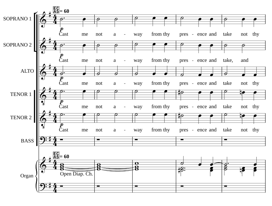 Не отвергни меня (Cast me not away)