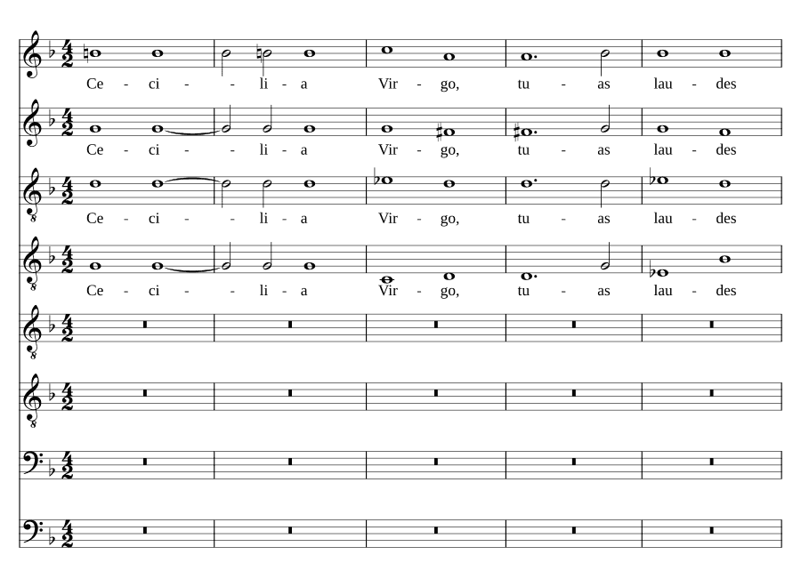 Святая Сесилия (Cecilia Virgo)