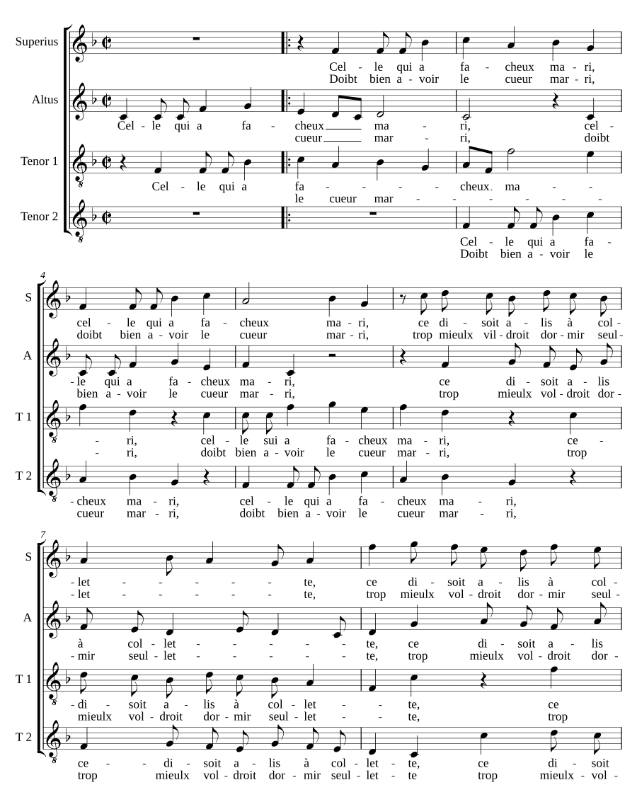 Та, что сердита (Celle qui a facheux)