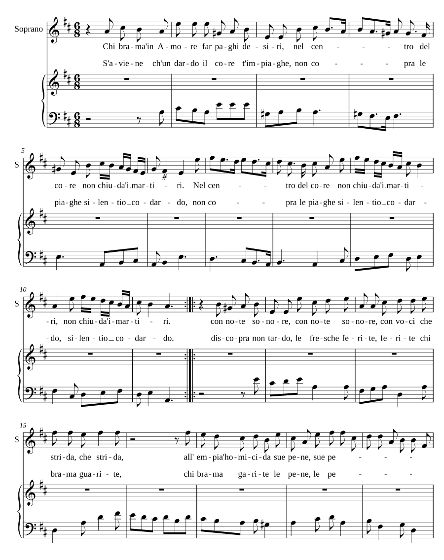 Кто жаждет любви (Chi brama in Amore)