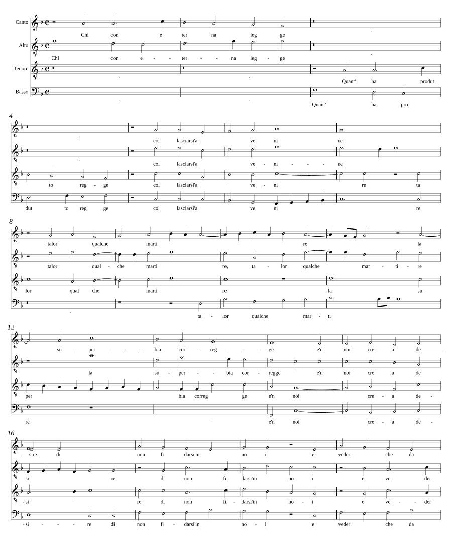 Кто с вечным законом (Chi con eterna legge)