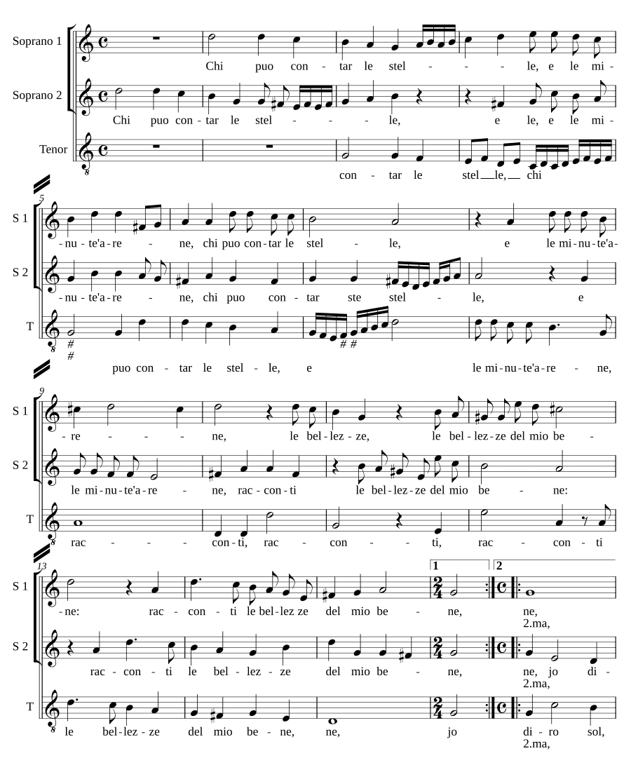 Кто может сосчитать звезды (Chi puo contar le stelle)