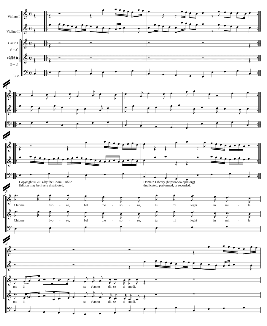 Золотые волосы (Chiome d'oro)