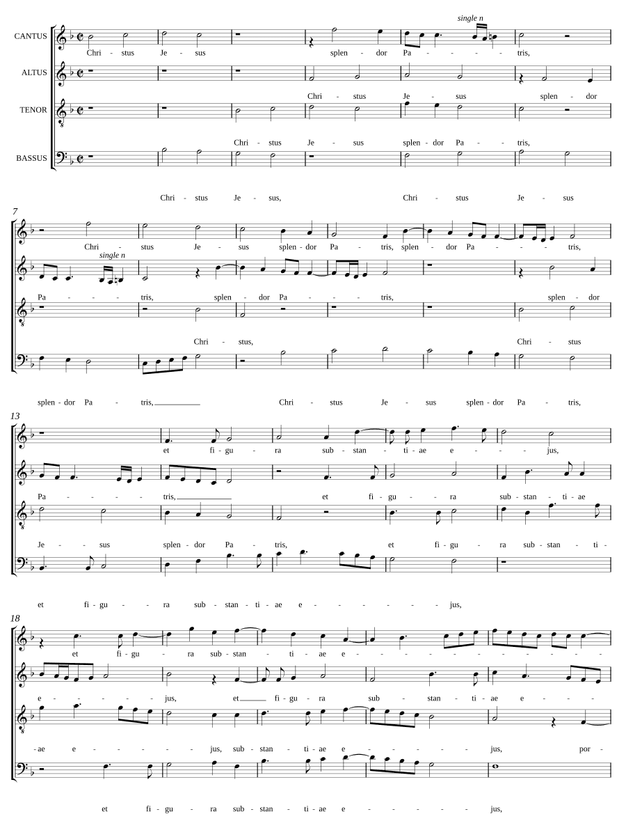 Христос Иисус — сияние (Christus Jesus splendor)