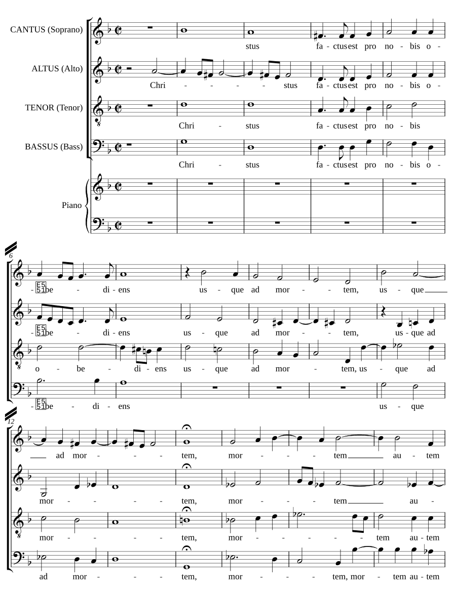 Христос сделался (Christus factus est)