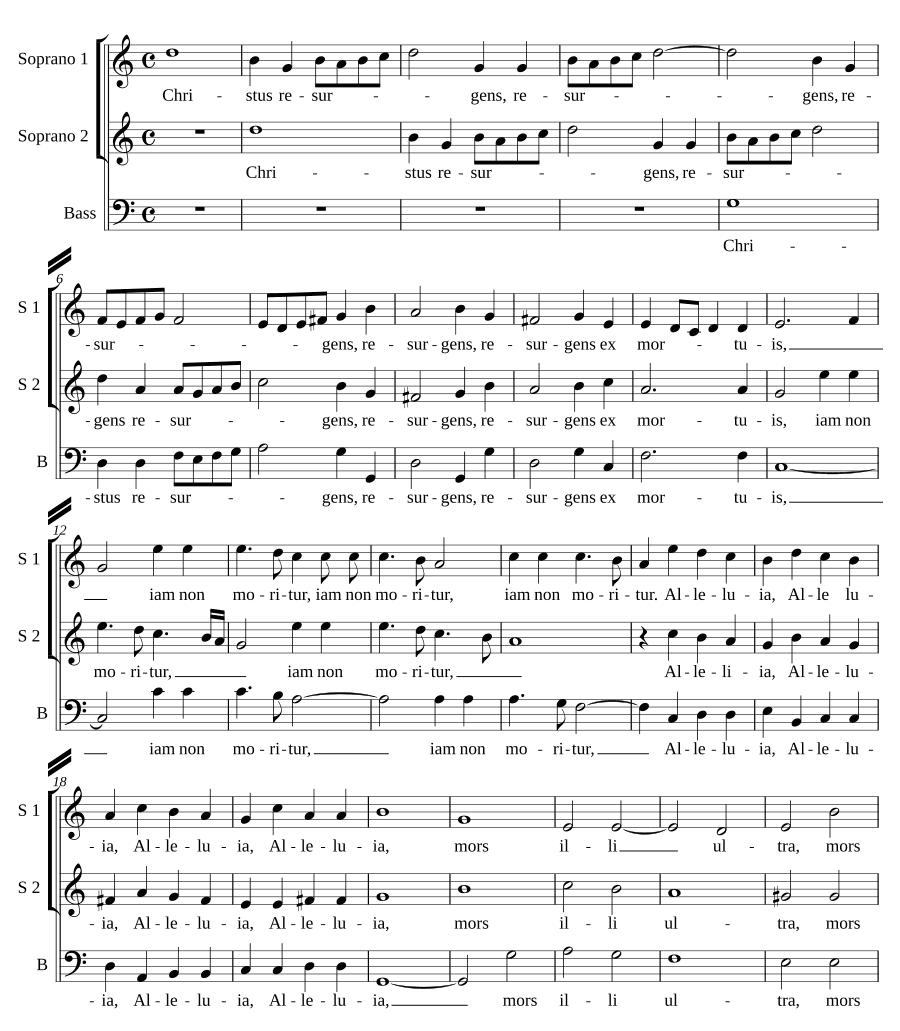 Христос воскресший II (Christus resurgens II)