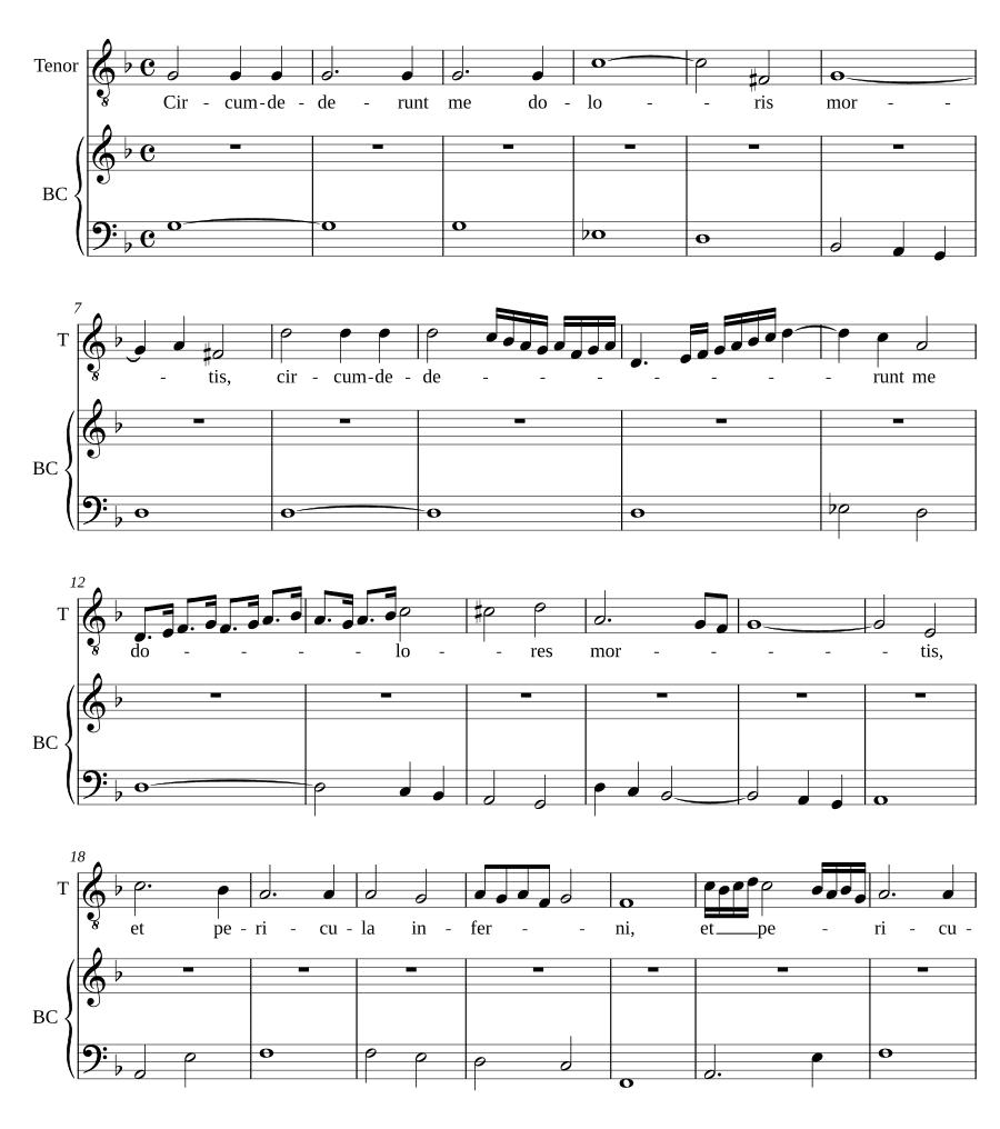 Окружили меня (Circumdederunt me)