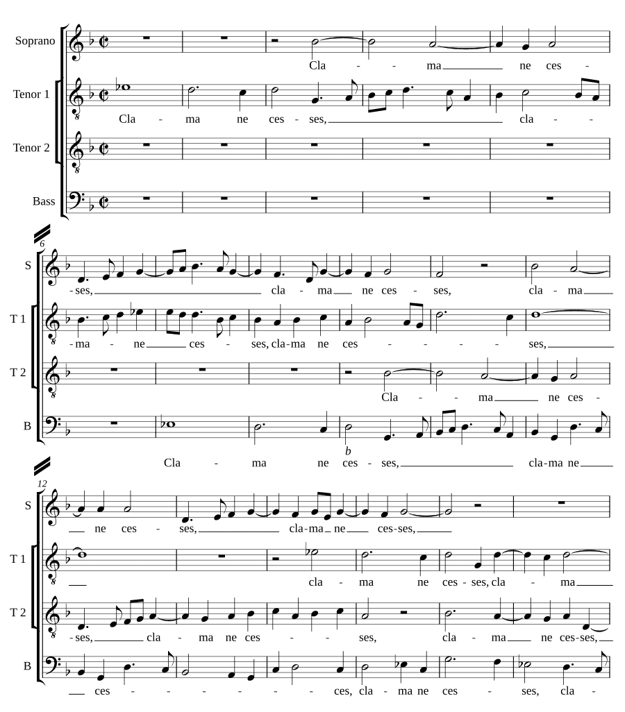Взывай, не прекращай (Clama ne cesses)