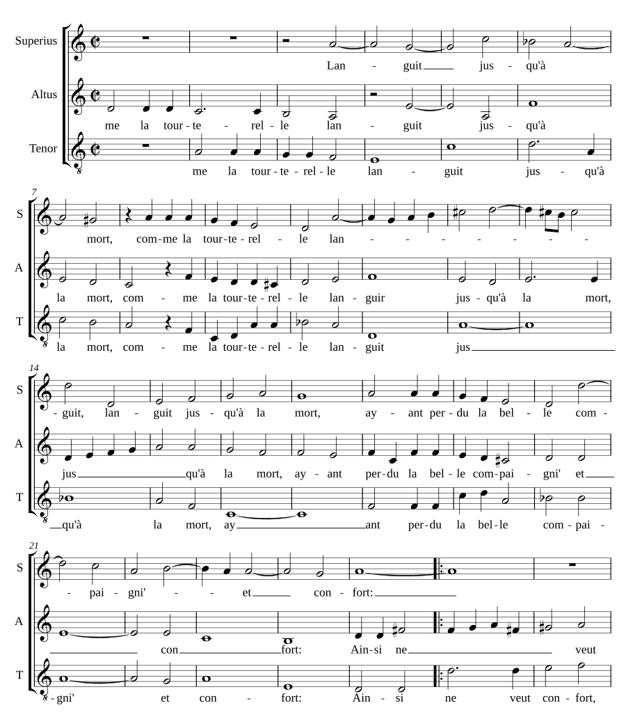 Как горлица (Comme la tourterelle)