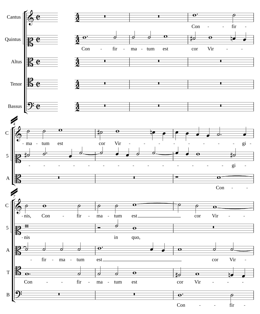 Утверждено сердце Девы (Confirmatum est cor Virginis)