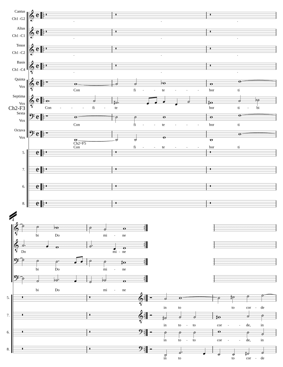 Буду славить Тебя, Господи (Confitebor tibi Domine) (Ганс Лео Хасслер)