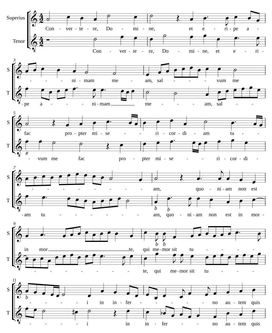 Обратись, Господи (Convertere Domine)