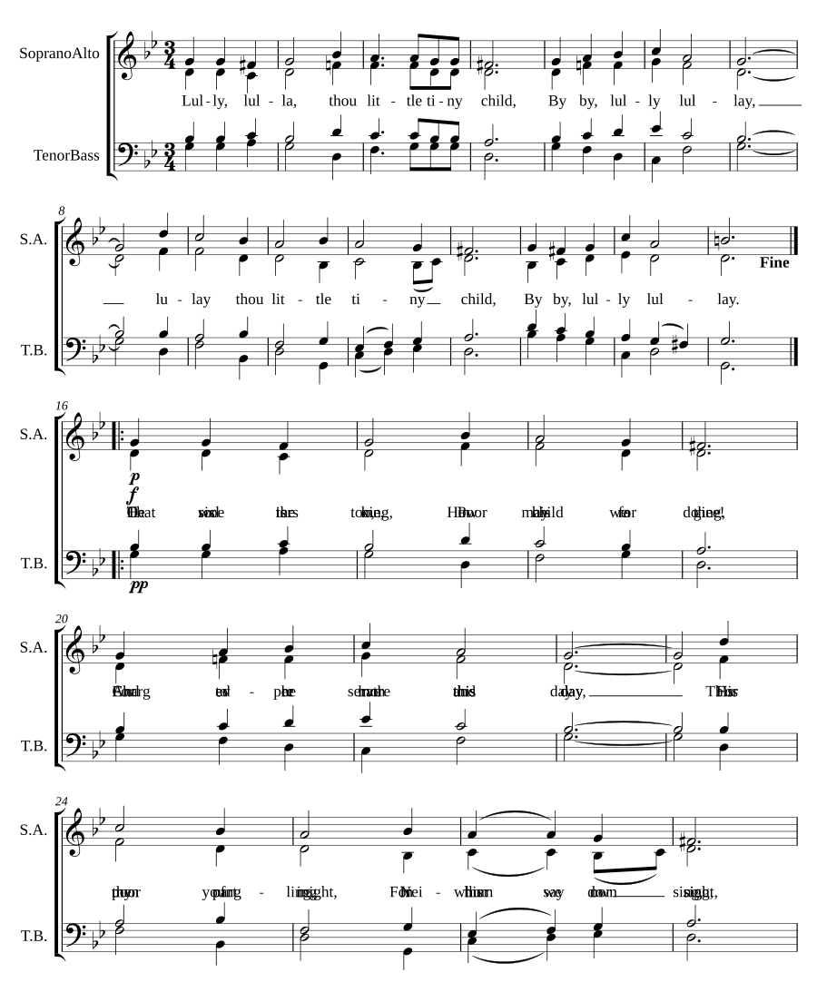 Ковентрийская колыбельная (Coventry Carol)