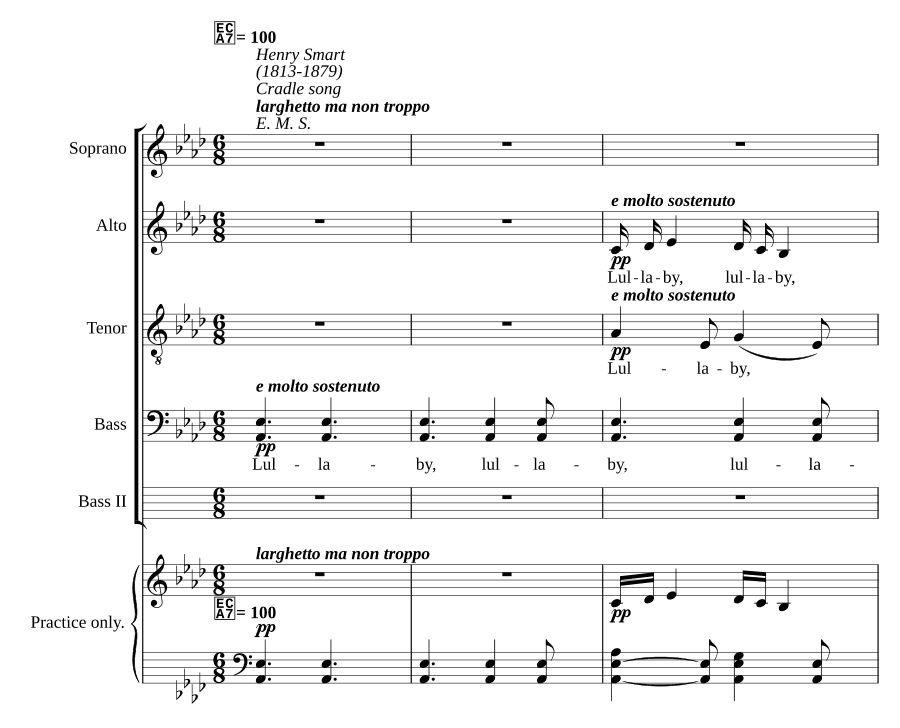 Колыбельная (Cradle song)