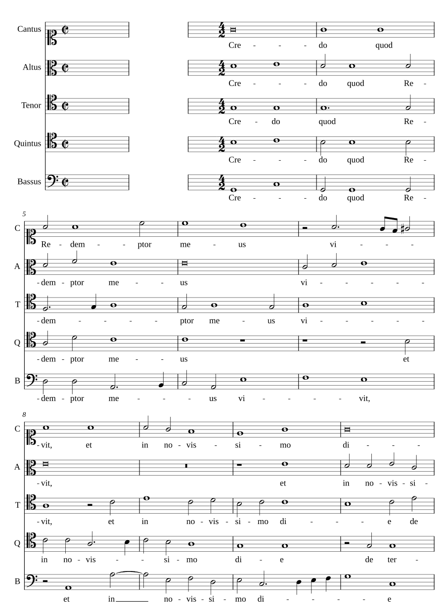 Верю, что Искупитель (Credo quod Redemptor)