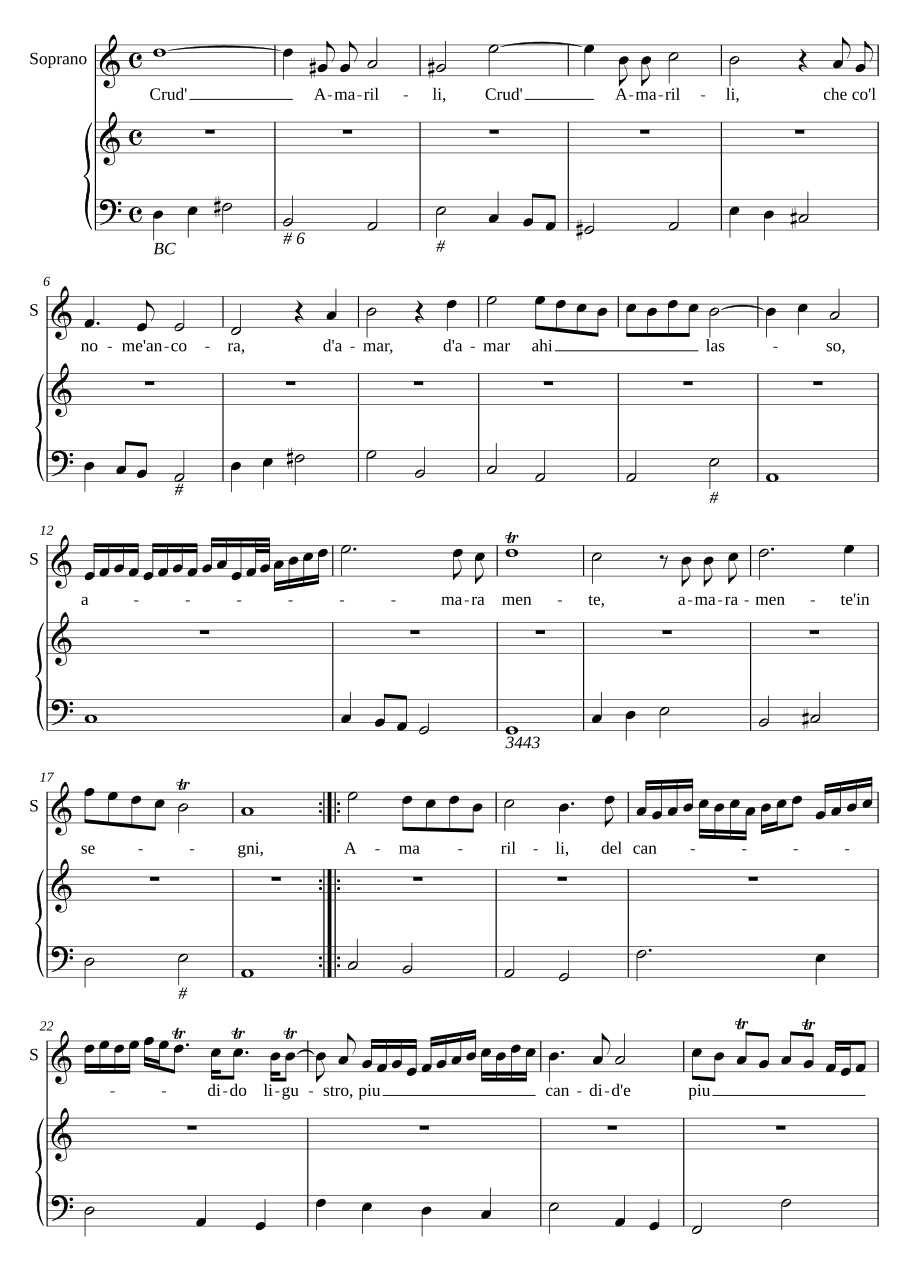 Жестокая Амарилли (Crud' Amarilli)