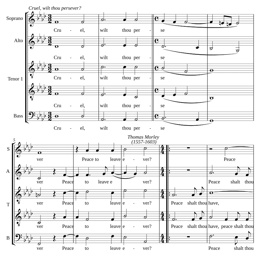 Жестокая, будешь ли ты упорствовать? (Cruel, wilt thou persever)