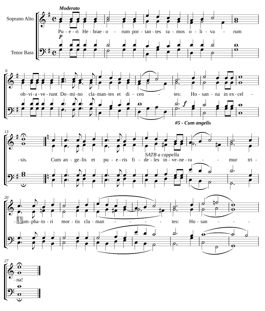С ангелами (Cum angelis, D696:5)