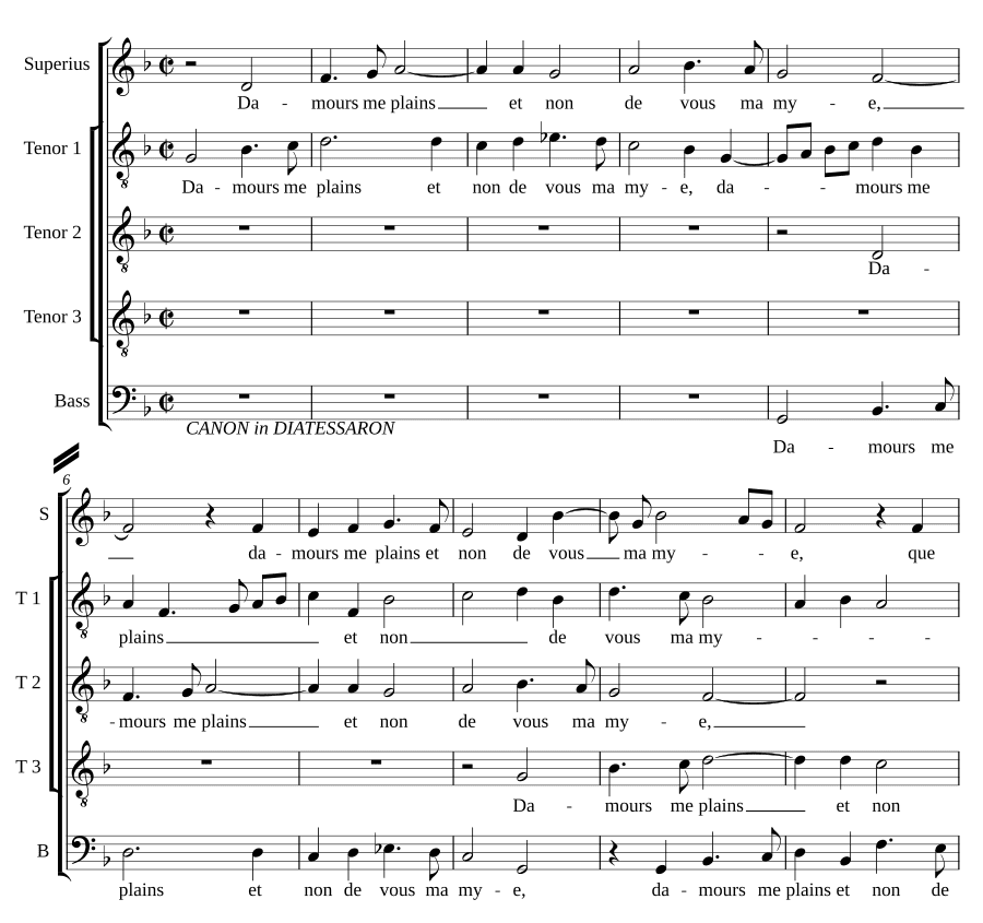 О любви я жалуюсь (D'amours me plains)