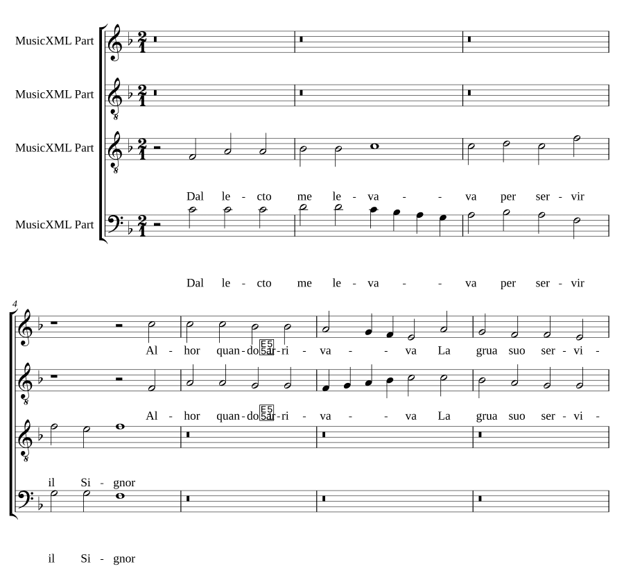 С постели (Dal lecto)