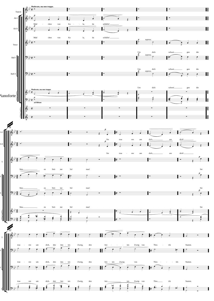 Песнь Дарфулы у могилы, соч. 42, № 3 (Darthulas Grabesgesang, Op. 42, No. 3)