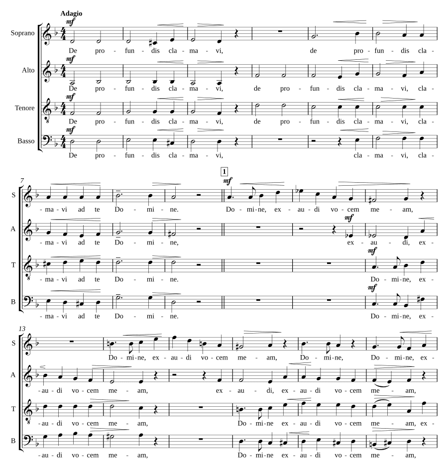 Из глубины взываю (De profundis clamavi)